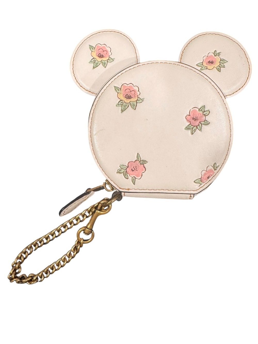 Disney x Coach Minnie mouse floral coin purse